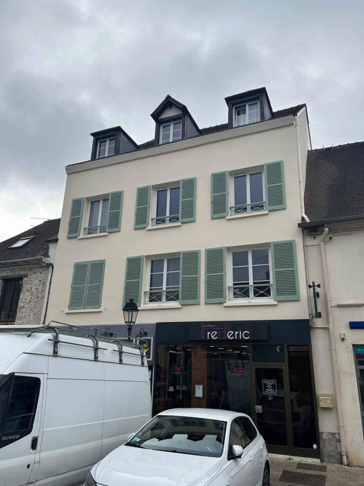 Travaux de ravalement peinture minérale Saint-Chéron