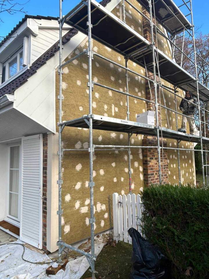 Travaux d'isolation thermique par l'extérieur Saint-Chéron