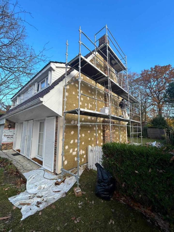 Travaux d'isolation thermique par l'extérieur Saint-Chéron