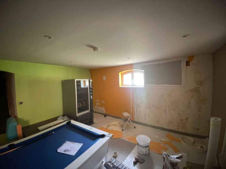 Avant traitement dégât des eaux Saint-Chéron