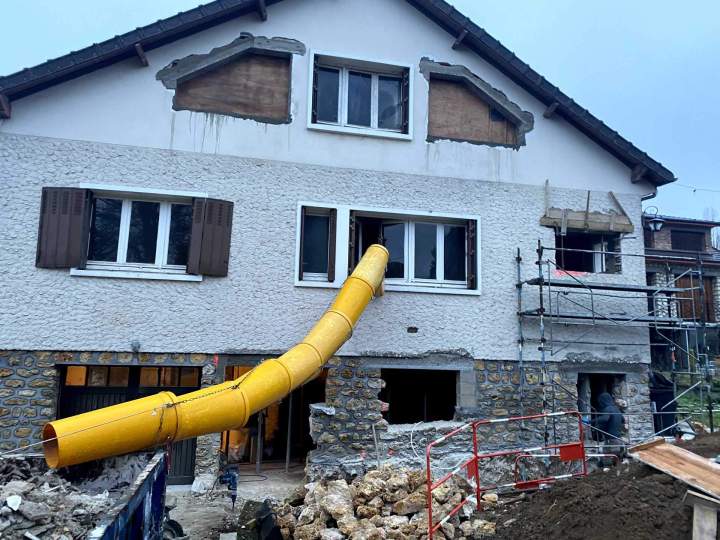 Isolation thermique par l'extérieur Saint-Chéron