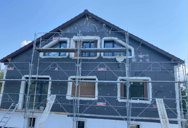 Travaux d'isolation thermique par l'extérieur Saint-Chéron