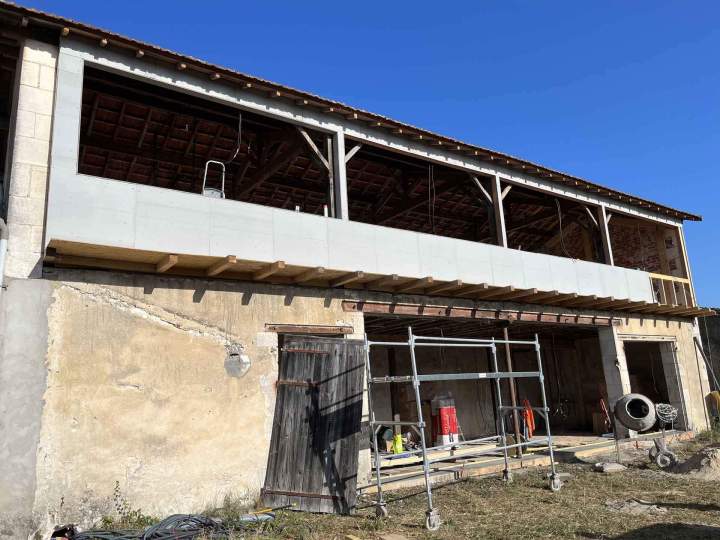 Aménagement grange Saint-Chéron