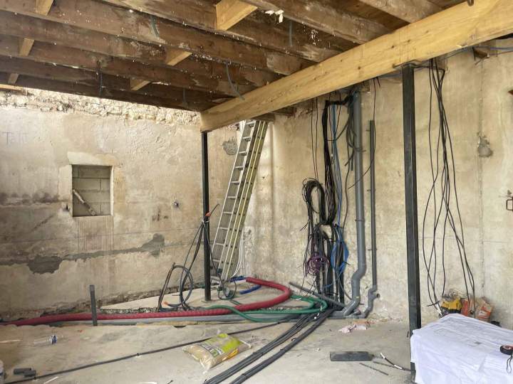 Travaux aménagement grange Saint-Chéron