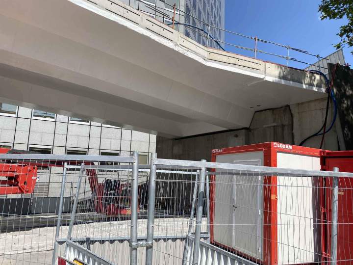 Traitement peinture technique sur ouvrage d'art Saint-Chéron