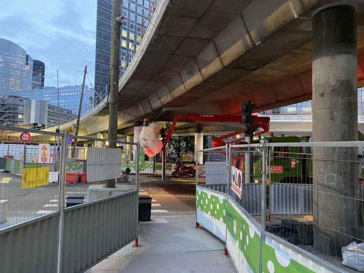 Traitement peinture technique sur ouvrage d'art Saint-Chéron