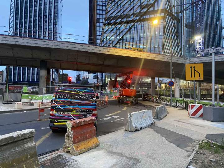 Traitement peinture technique sur ouvrage d'art Saint-Chéron