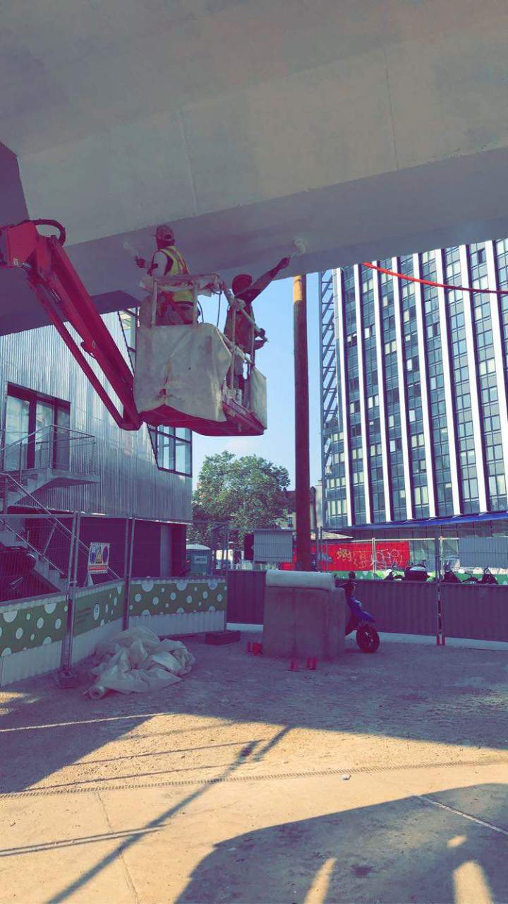 Traitement peinture technique sur ouvrage d'art Saint-Chéron